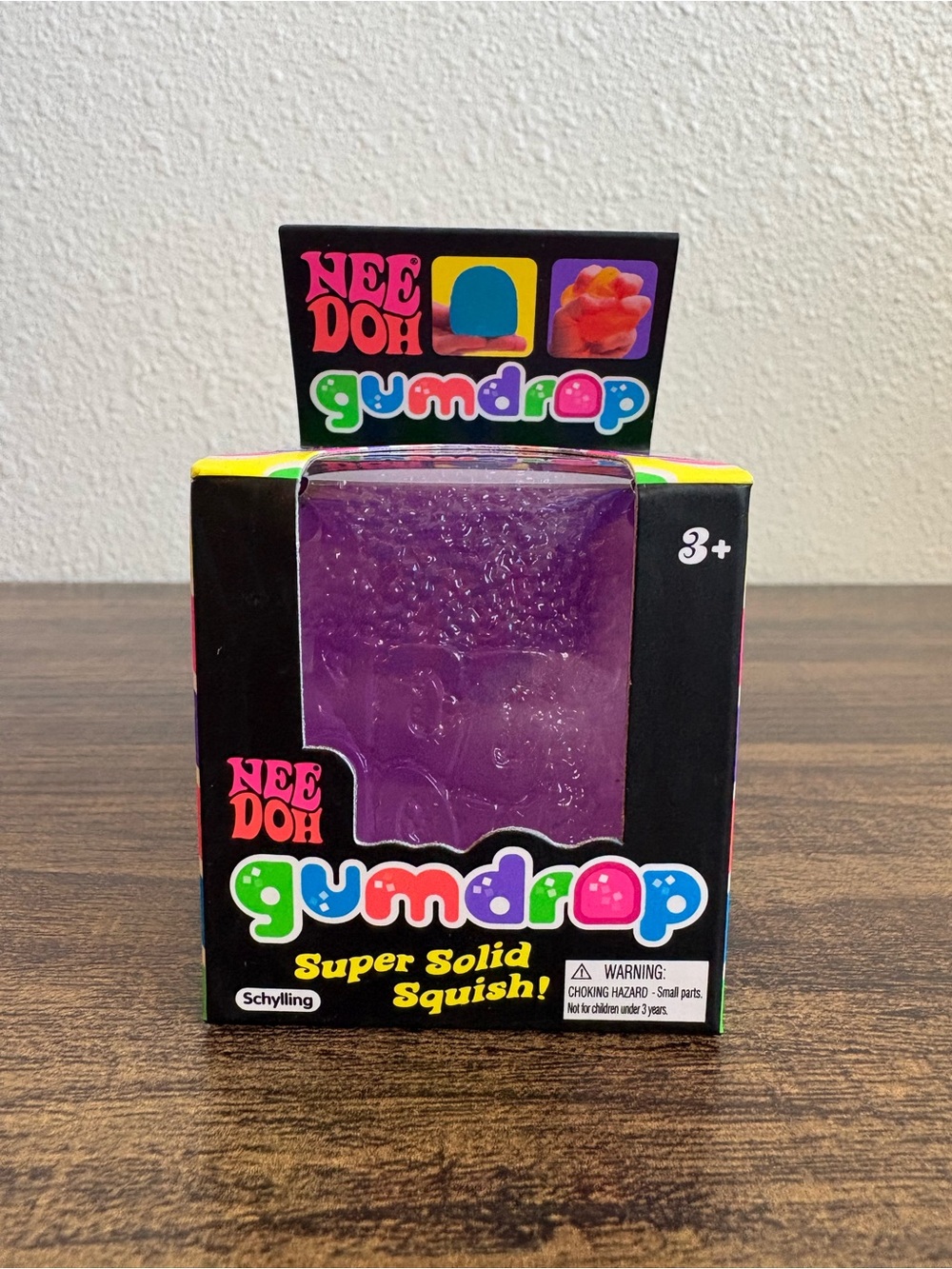 NeeDoh Gumdrop Super Solid Squish Squeezable Stress Reliever